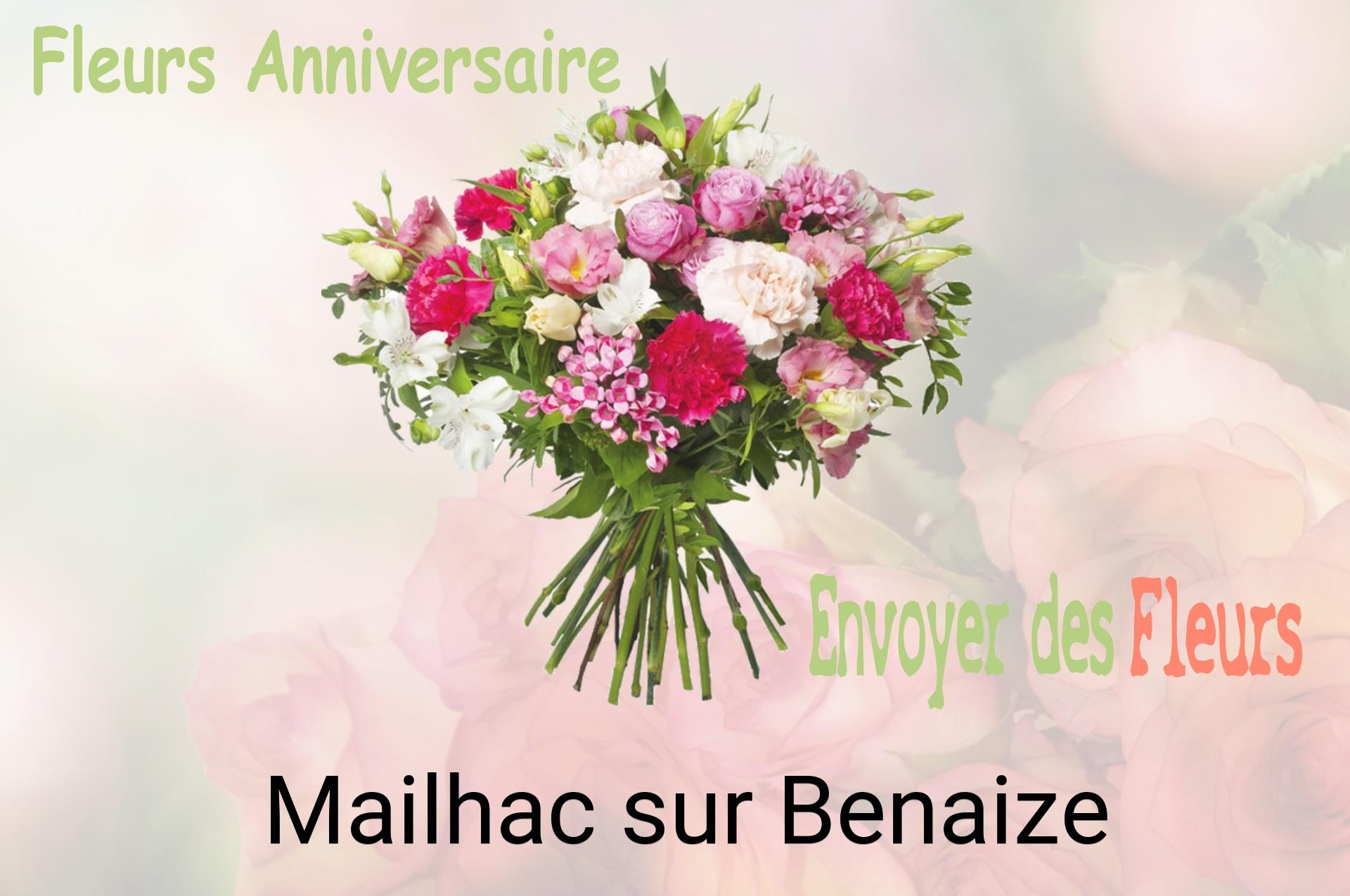 Bouquet de fleurs d’anniversaire livré à Mailhac-sur-Benaize