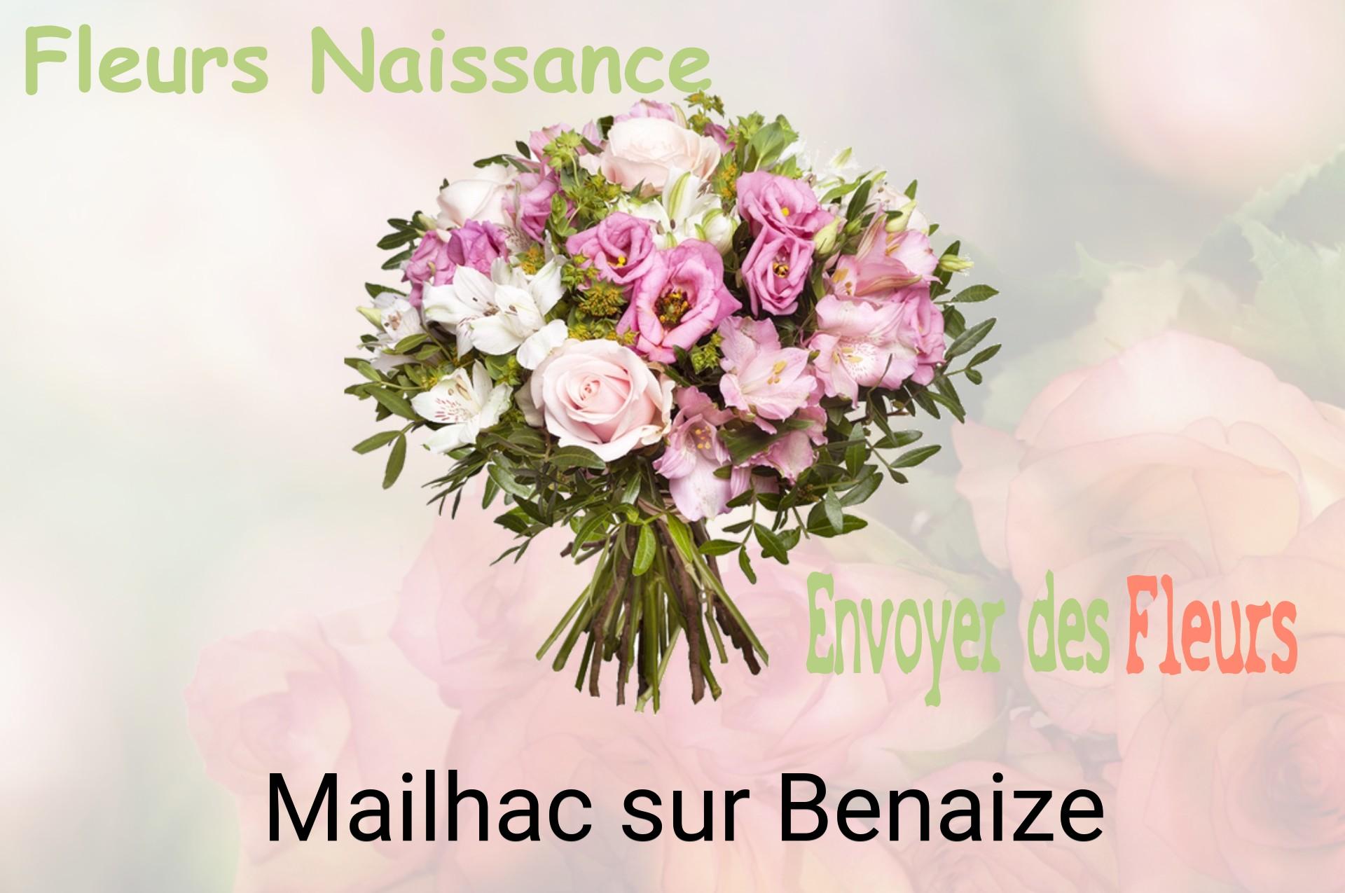 Bouquet de fleurs de naissance livré à Mailhac-sur-Benaize
