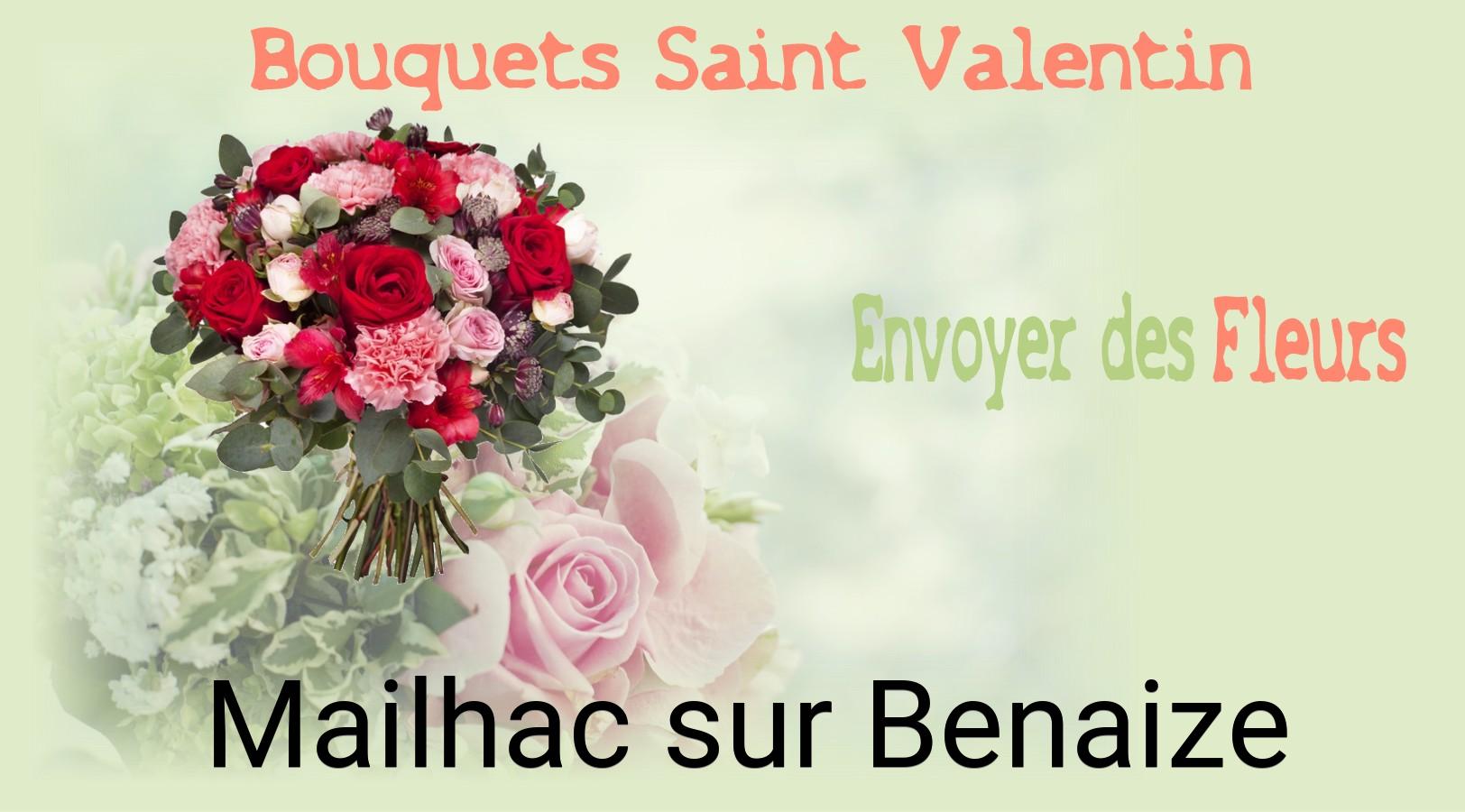Roses de Saint-Valentin livrées à Mailhac-sur-Benaize